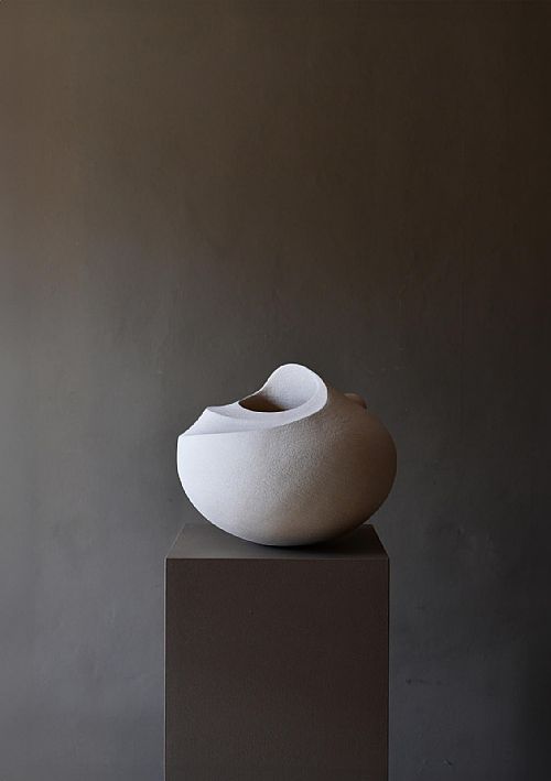Mitch Pilkington - White Pebble Stoneware Sculpture