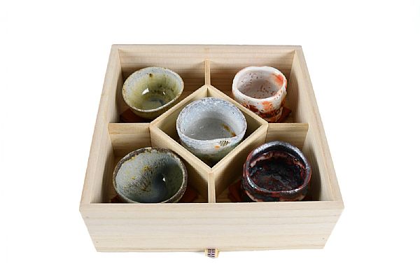 Hiroshi Yamada - Yose Guinomi Set of Sake Cups